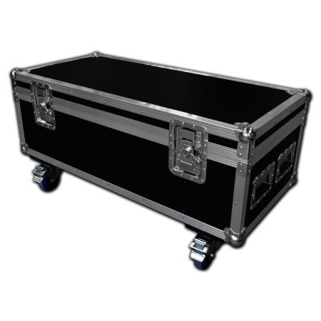 15 Way Custom Laptop Flight Case With 4 Castors